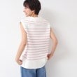 デッサン(レディース)(Dessin(Ladies))の【洗える】セーラーカラーボーダーニット ピンク(371)