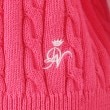 デッサン(レディース)(Dessin(Ladies))の【洗える】半袖ケーブルニットコットンカーディガン8