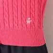 デッサン(レディース)(Dessin(Ladies))の【洗える】半袖ケーブルニットコットンカーディガン18