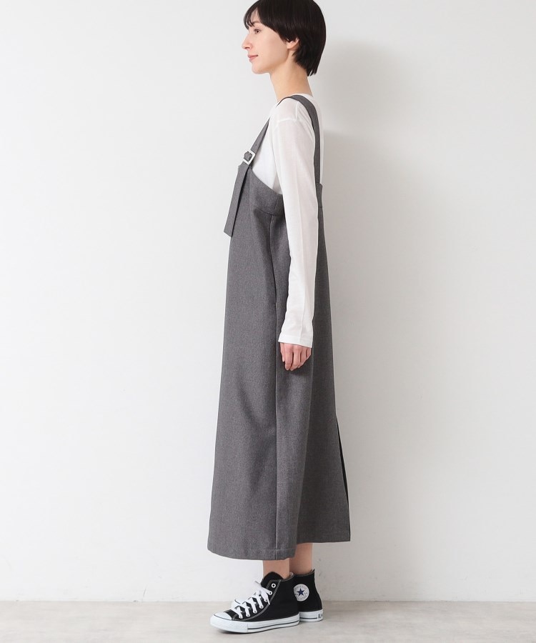 デッサン(レディース)(Dessin(Ladies))の【洗える】フロントジップジャンパースカート10