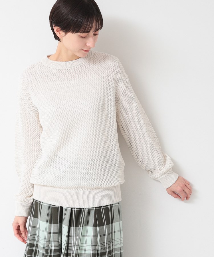 デッサン(レディース)(Dessin(Ladies))の【洗える】メッシュニット（S～L）1
