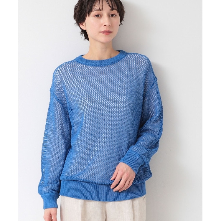 デッサン(レディース)(Dessin(Ladies))の【洗える】メッシュニット（S～L） ニット/セーター
