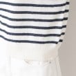 デッサン(レディース)(Dessin(Ladies))の【洗える】スパンコールラメボーダーニット14
