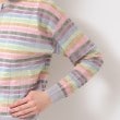 デッサン(レディース)(Dessin(Ladies))の【洗える】シアーボーダーカーディガン（S～L）13