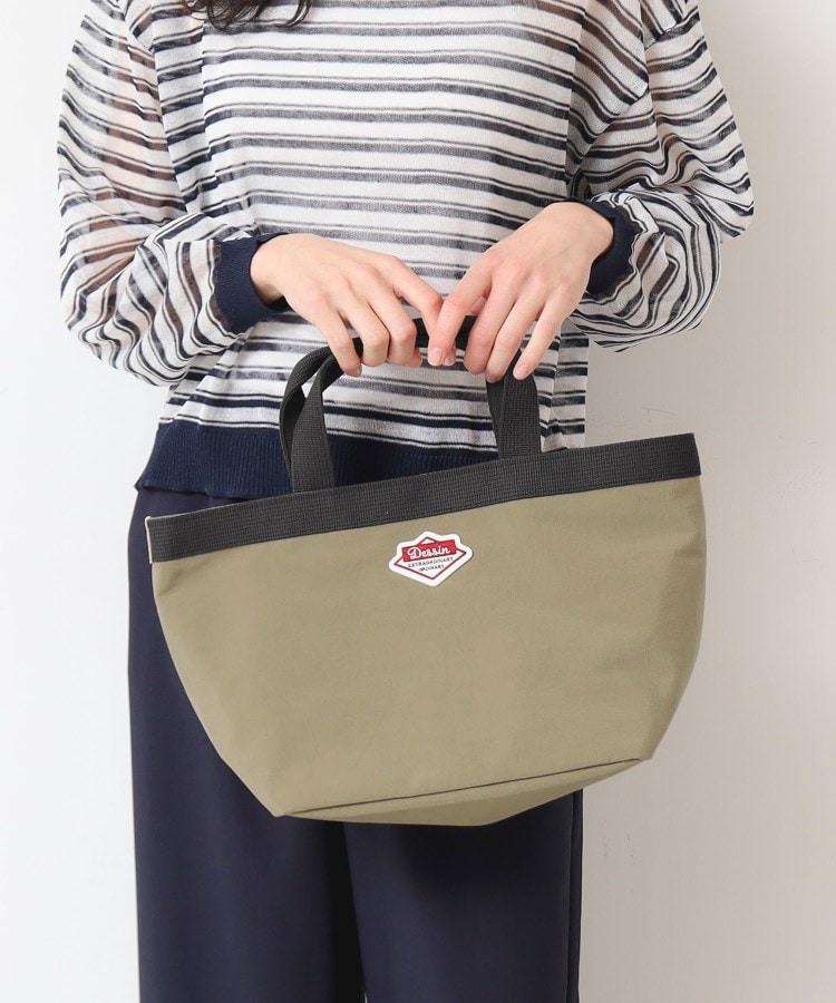 デッサン(レディース)(Dessin(Ladies))の【軽量】ワッペン付きボートバッグ ベージュ(052)