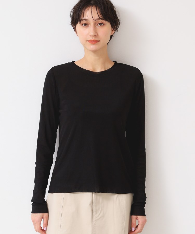 デッサン(レディース)(Dessin(Ladies))の【洗える】チュール重ねロングスリーブTシャツ9