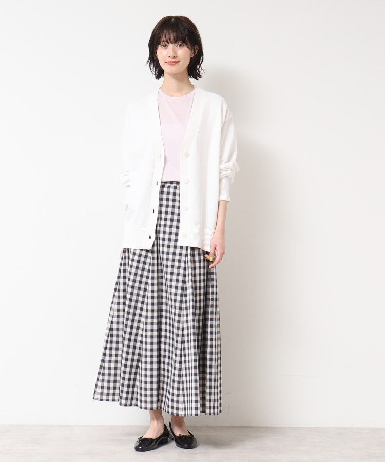 デッサン(レディース)(Dessin(Ladies))の【洗える】オーバーシルエットVネックカーディガン2