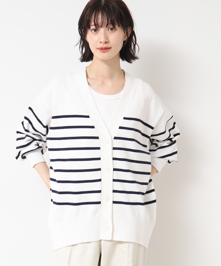 デッサン(レディース)(Dessin(Ladies))の【洗える】オーバーシルエットVネックカーディガン9