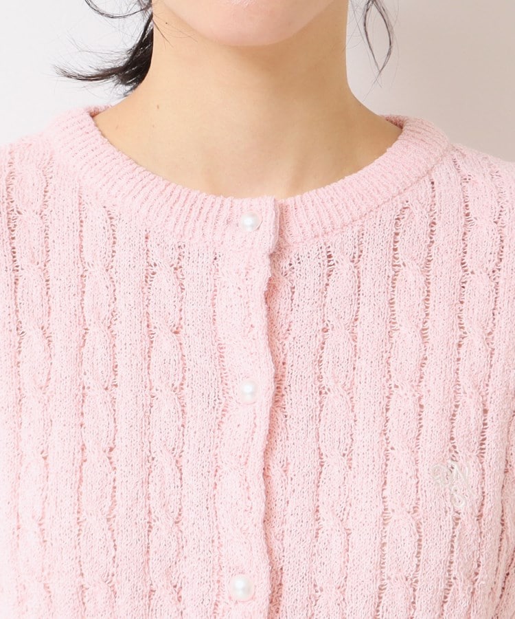 デッサン(レディース)(Dessin(Ladies))の【洗える】ブークレケーブルカーディガン16