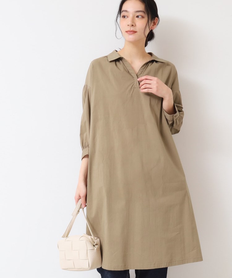 デッサン(レディース)(Dessin(Ladies))の【洗える】シャツチュニックワンピース5