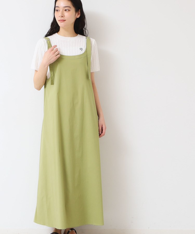 デッサン(レディース)(Dessin(Ladies))の【洗える】ベルト付きキャミワンピース1