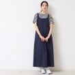 デッサン(レディース)(Dessin(Ladies))の【洗える】ベルト付きキャミワンピース ネイビー(094)