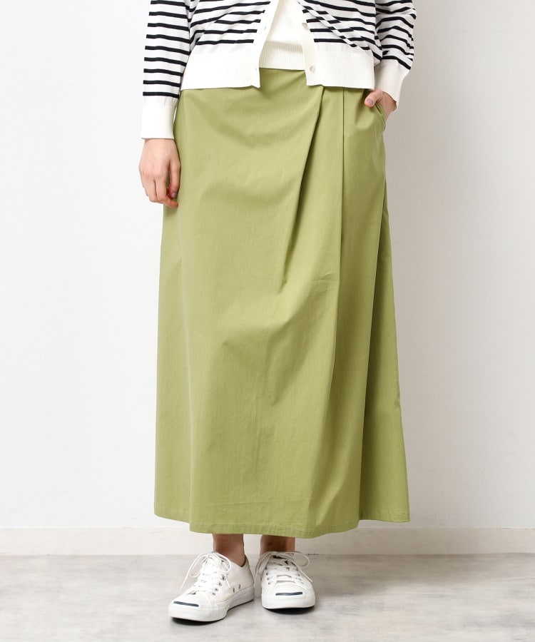 デッサン(レディース)(Dessin(Ladies))の【洗える】サイドタックロングスカート（S～L）1