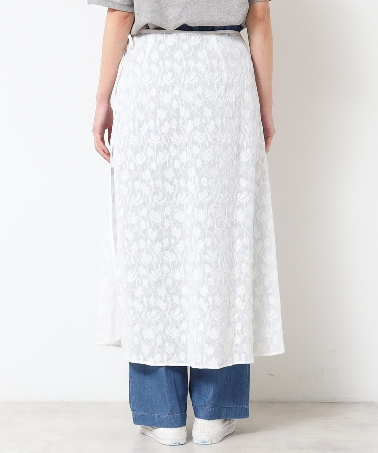 デッサン(レディース)(Dessin(Ladies))の【洗える】刺繍柄インドレース巻きスカート11