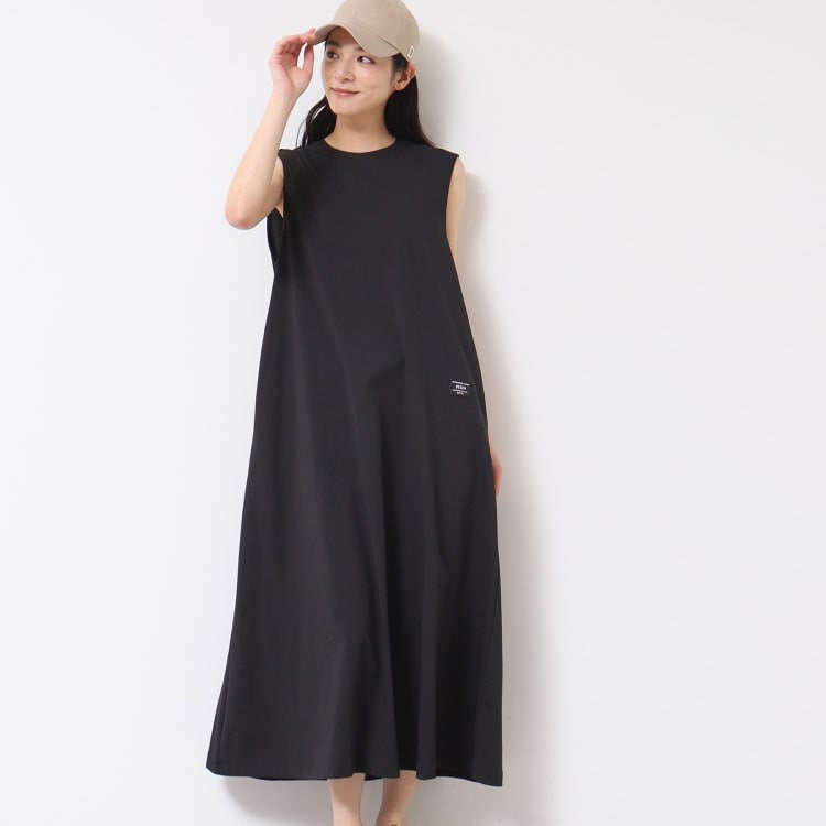 デッサン(レディース)(Dessin(Ladies))の【UV・洗える】後ろジップノースリーブワンピース マキシ・ロングワンピース