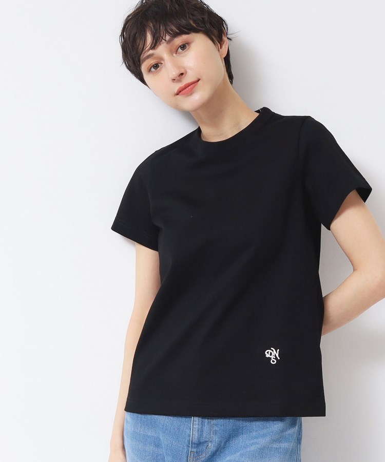 デッサン(レディース)(Dessin(Ladies))の【日本製】クルーネックTシャツ（S～L） ブラック(019)