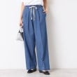 デッサン(レディース)(Dessin(Ladies))の【ウエストゴム・洗える】リネンブレンドデニム調イージーパンツ（XS～L）6