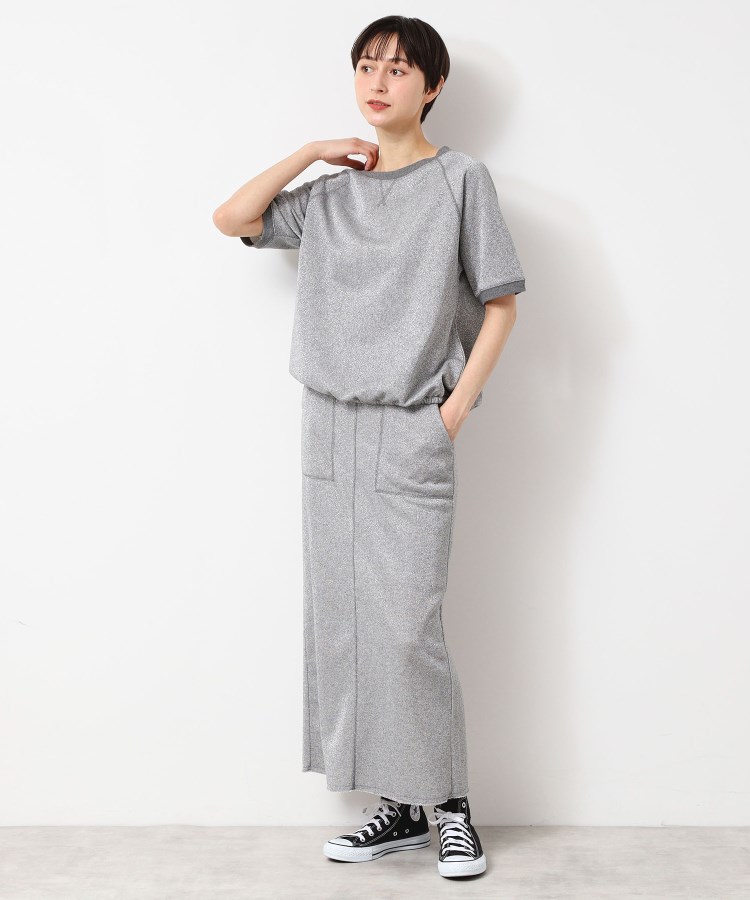デッサン(レディース)(Dessin(Ladies))の【セットアップ可能・洗える】ラメ入り裏毛ジャージプルオーバー7
