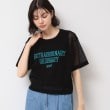 デッサン(レディース)(Dessin(Ladies))の【洗える】シースルーロゴニット5