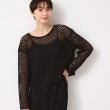 デッサン(レディース)(Dessin(Ladies))の【2WAY・セットアップ可能・洗える】メッシュレース ブラック(019)