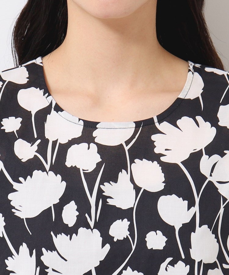 デッサン(レディース)(Dessin(Ladies))の【リンクコーデ・洗える】フラワープリントワンピース12