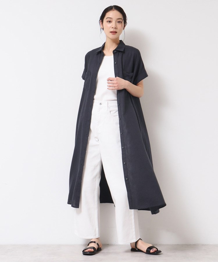 デッサン(レディース)(Dessin(Ladies))の【洗える】シャツワンピース（S～L）11