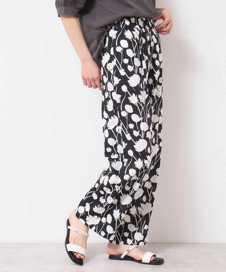 デッサン(レディース)(Dessin(Ladies))の【ウエストゴム・洗える】フラワープリントパンツ7