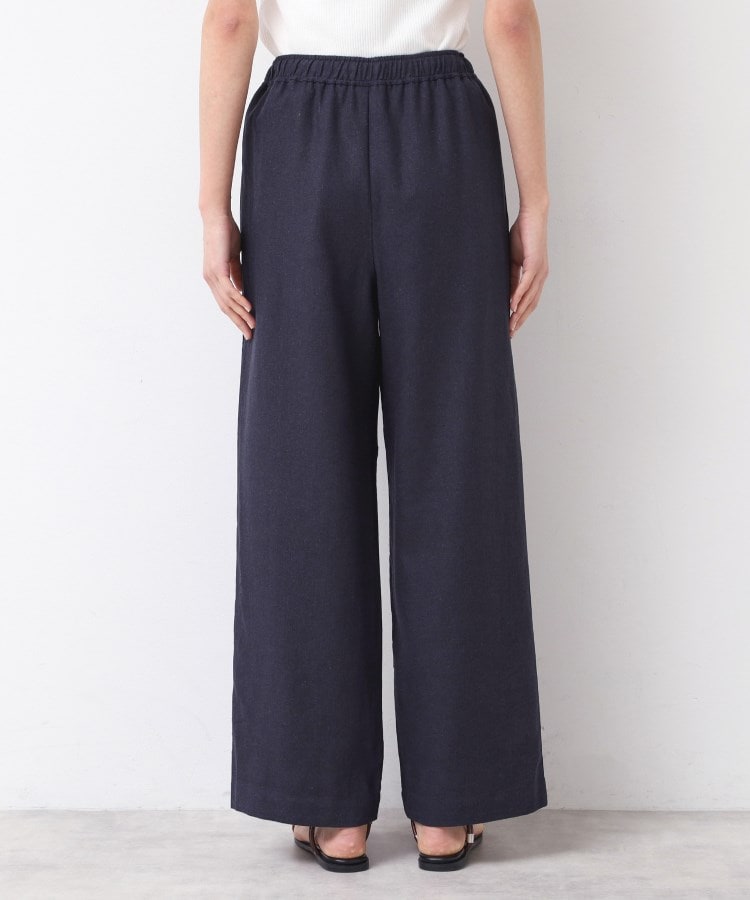 デッサン(レディース)(Dessin(Ladies))の【セットアップ可能・ウエストゴム・洗える】リネンブレンドポケット付パンツ（S～L）15