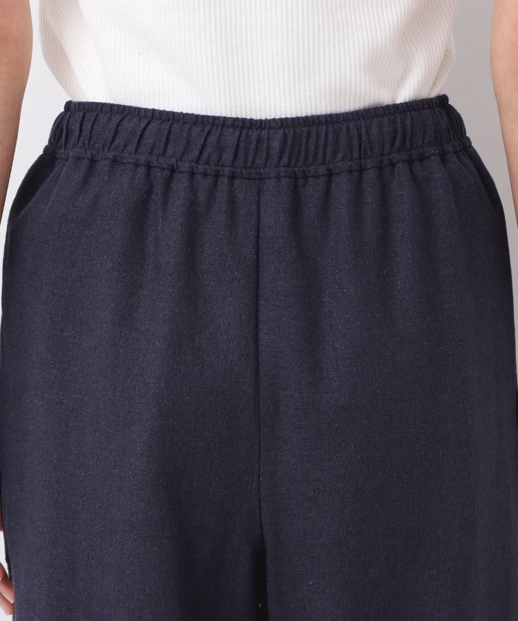 デッサン(レディース)(Dessin(Ladies))の【セットアップ可能・ウエストゴム・洗える】リネンブレンドポケット付パンツ（S～L）17