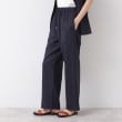 デッサン(レディース)(Dessin(Ladies))の【セットアップ可能・ウエストゴム・洗える】リネンブレンドポケット付パンツ（S～L）9