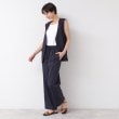 デッサン(レディース)(Dessin(Ladies))の【セットアップ可能・ウエストゴム・洗える】リネンブレンドポケット付パンツ（S～L）10