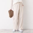 デッサン(レディース)(Dessin(Ladies))の【セットアップ可能・ウエストゴム・洗える】リネンブレンドポケット付パンツ（S～L） グレージュ(050)
