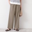 デッサン(レディース)(Dessin(Ladies))の【セットアップ可能・ウエストゴム・洗える】リネンブレンドポケット付パンツ（S～L） トープ(054)