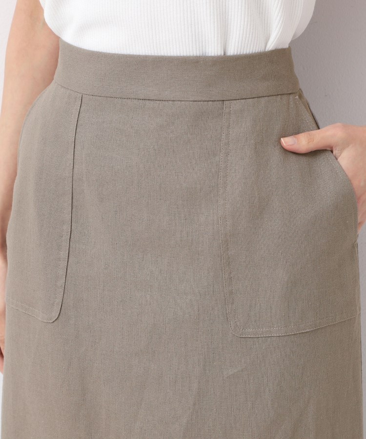 デッサン(レディース)(Dessin(Ladies))の【セットアップ可能・洗える】パッチポケット付ストレートスカート16