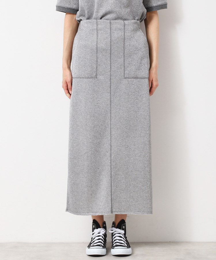 デッサン(レディース)(Dessin(Ladies))の【セットアップ可能・洗える】ラメ入り裏毛タイトスカート（S～L）9