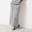 デッサン(レディース)(Dessin(Ladies))の【セットアップ可能・洗える】ラメ入り裏毛タイトスカート（S～L） チャコールグレー(013)