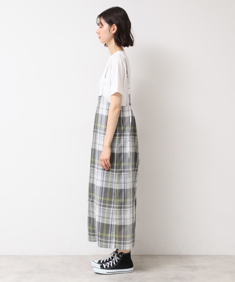 デッサン(レディース)(Dessin(Ladies))の【洗える】肩紐付きチェックスカート10
