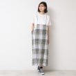 デッサン(レディース)(Dessin(Ladies))の【洗える】肩紐付きチェックスカート5