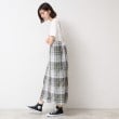 デッサン(レディース)(Dessin(Ladies))の【洗える】肩紐付きチェックスカート6