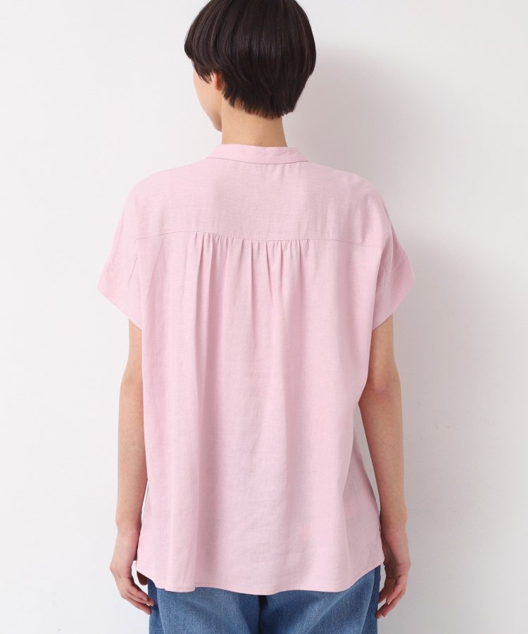 デッサン(レディース)(Dessin(Ladies))の【洗える】ピンタック入りバンドカラーブラウス（S～L）15