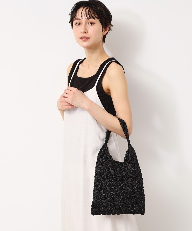 デッサン(レディース)(Dessin(Ladies))の【軽量】メタリックヤーンワンハンドルバッグ3
