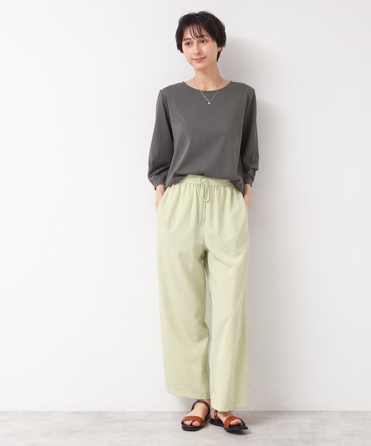 デッサン(レディース)(Dessin(Ladies))の【接触冷感・UV・洗える】袖ニュアンスカットソー7