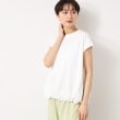 デッサン(レディース)(Dessin(Ladies))の【接触冷感・UV・洗える】ドローコード付きフレンチスリーブカットソー1