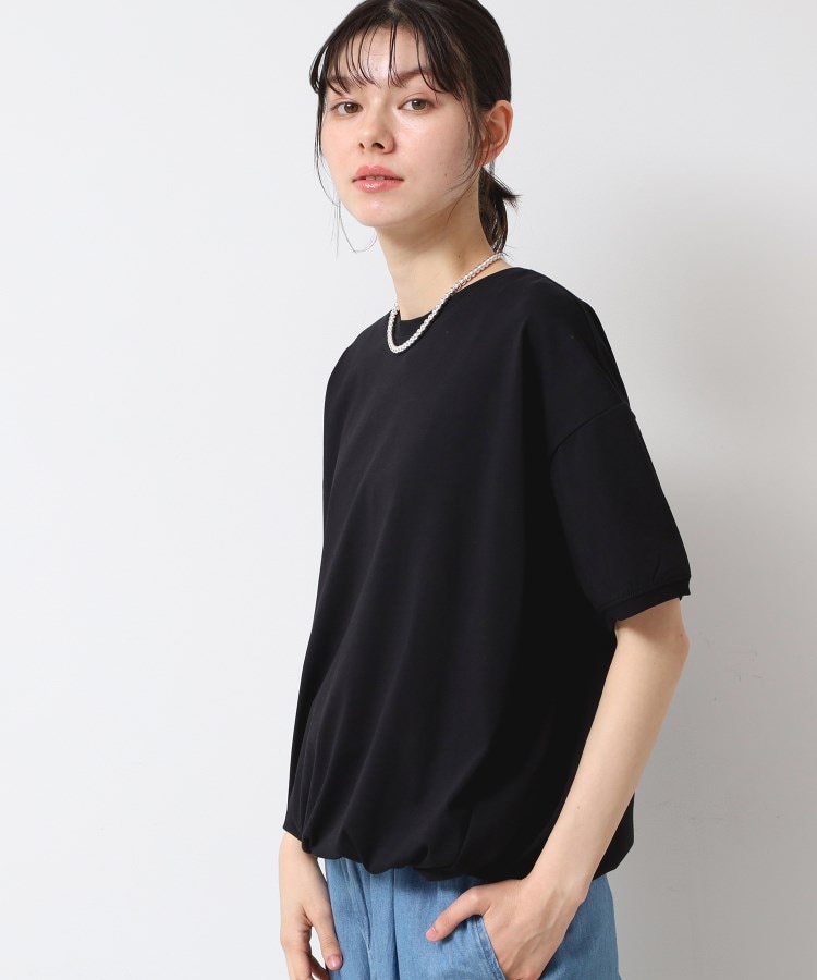 デッサン(レディース)(Dessin(Ladies))の【二の腕カバー/接触冷感/UV】ドローコードカットソー（XS～L）6