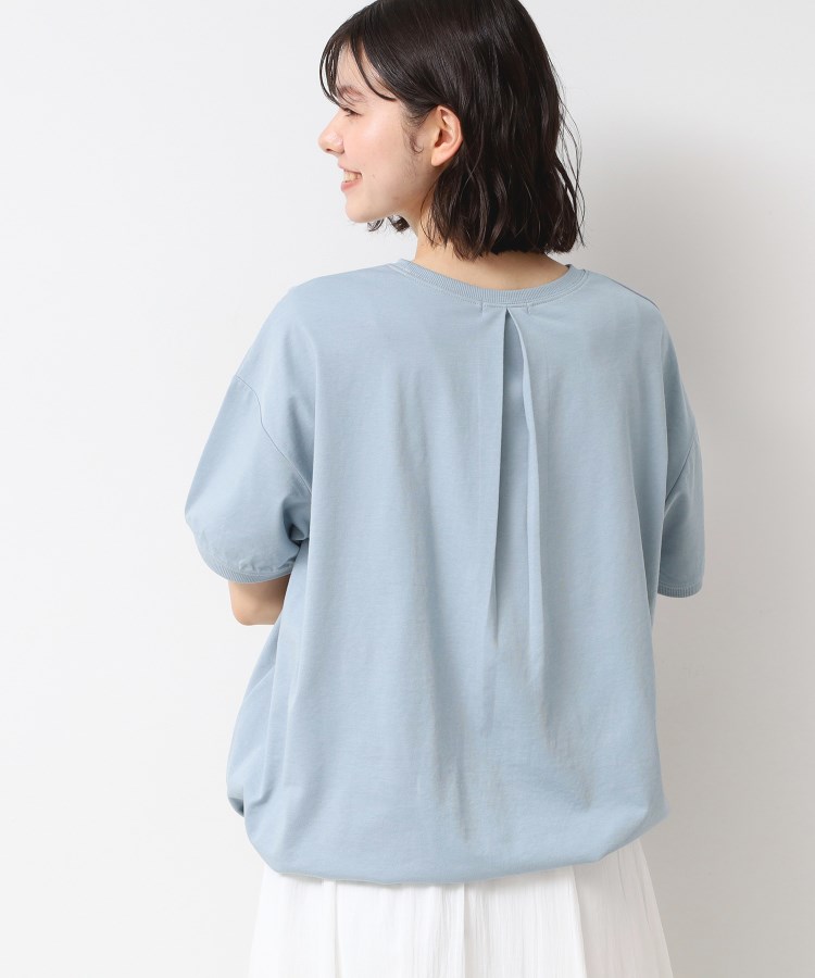 デッサン(レディース)(Dessin(Ladies))の【二の腕カバー/接触冷感/UV】ドローコードカットソー（XS～L） ブルー(091)