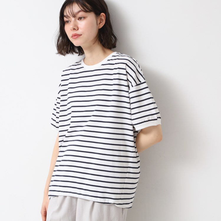 デッサン(レディース)(Dessin(Ladies))の【二の腕カバー/接触冷感/UV】ドローコードカットソー（XS～L） カットソー