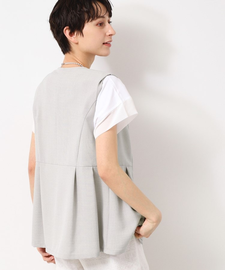 デッサン(レディース)(Dessin(Ladies))の【洗える】ソフトペプラムベスト2