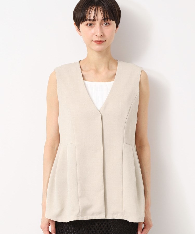 デッサン(レディース)(Dessin(Ladies))の【洗える】ソフトペプラムベスト13