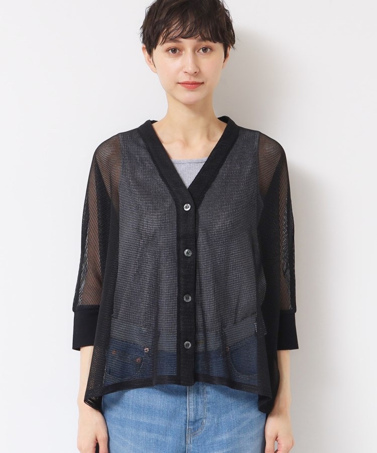 デッサン(レディース)(Dessin(Ladies))の【洗える】メッシュカーディガン9