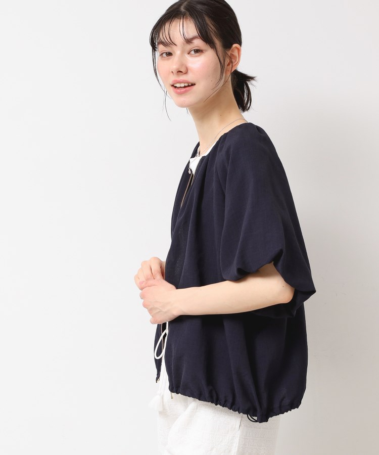 デッサン(レディース)(Dessin(Ladies))の【洗える】ドローコード付きバルーン袖ブルゾン5